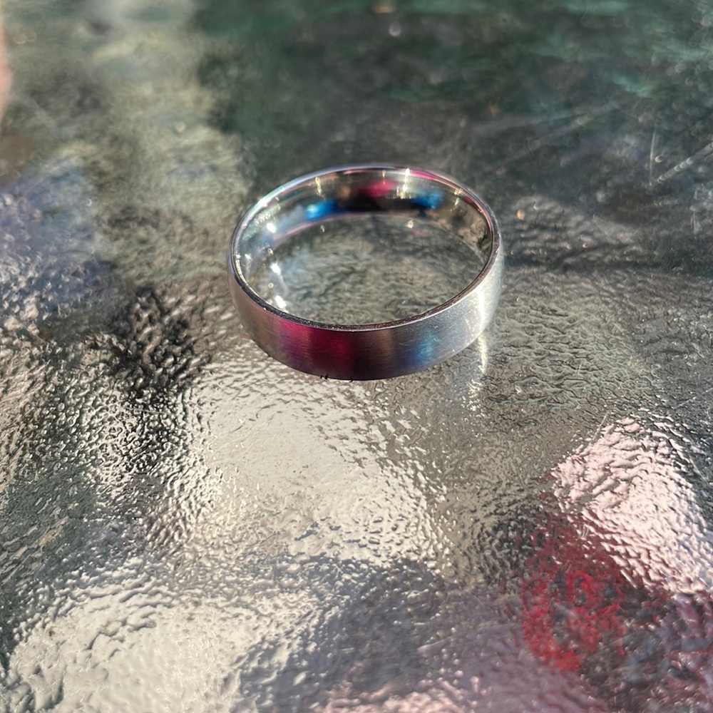 Men’s Stainless Steel Wedding Band